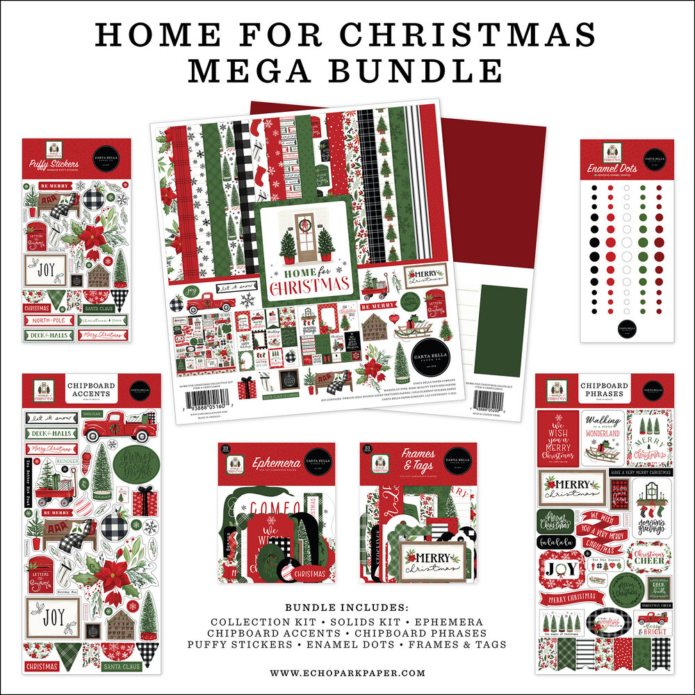 Carta Bella Home For Christmas Mega Bundle (CBHFC139050)