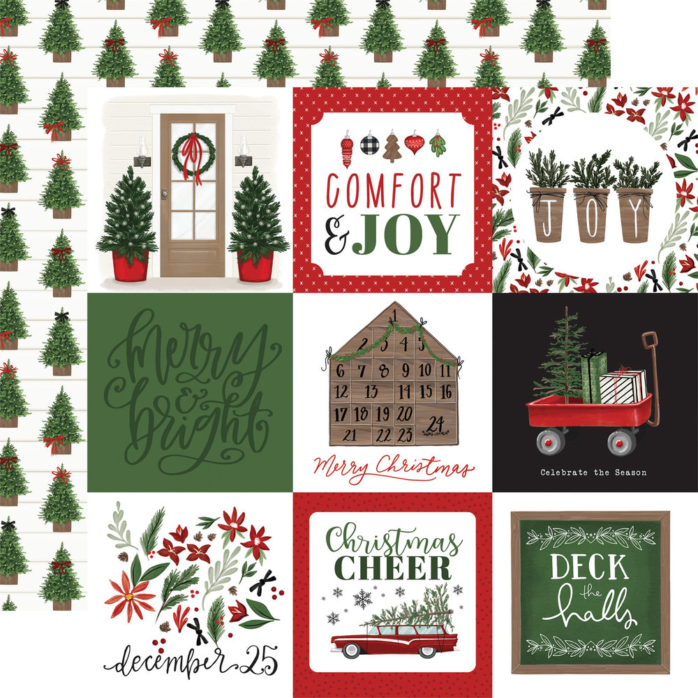 Carta Bella Home For Christmas 12x12 Inch Collection Kit (CBHFC139016)