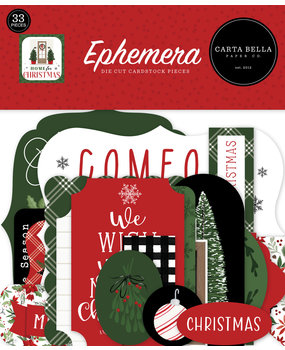 Carta Bella Home For Christmas Ephemera (CBHFC139024) Carta Bella Home For Christmas Ephemera (CBHFC139024)