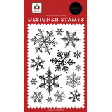 Carta Bella Home For Christmas Snowflake Season Clear Stamps (CBHFC139045)