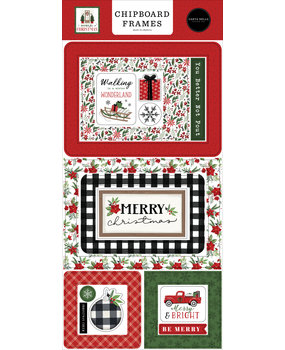 Carta Bella Home For Christmas 6x13 Inch Chipboard Frames (CBHFC139065)