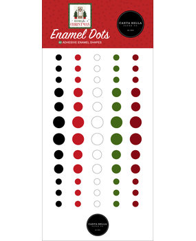 Carta Bella Home For Christmas Enamel Dots (CBHFC139028) Carta Bella Home For Christmas Enamel Dots (CBHFC139028)