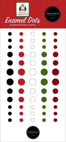 Carta Bella Home For Christmas Enamel Dots (CBHFC139028) Carta Bella Home For Christmas Enamel Dots (CBHFC139028)