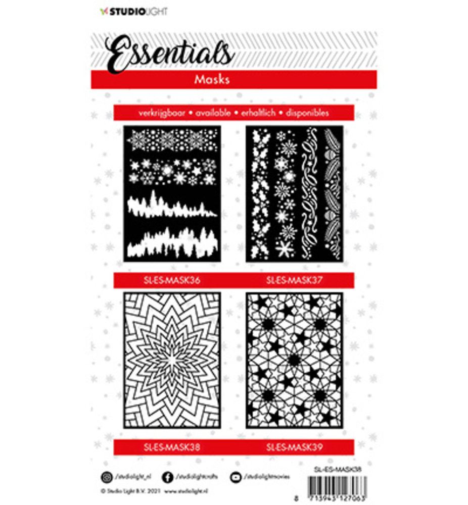 Studio Light Essentials A5 Christmas Never Ending Star Nr. 38 (SL-ES-MASK38) Studio Light Essentials A5 Christmas Never Ending Star Nr. 38 (SL-ES-MASK38)