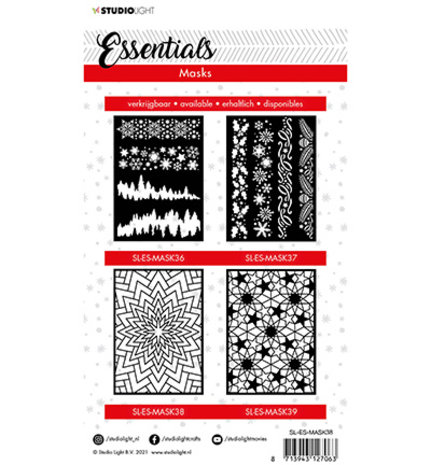 Studio Light Essentials A5 Christmas Never Ending Star Nr. 38 (SL-ES-MASK38) Studio Light Essentials A5 Christmas Never Ending Star Nr. 38 (SL-ES-MASK38)
