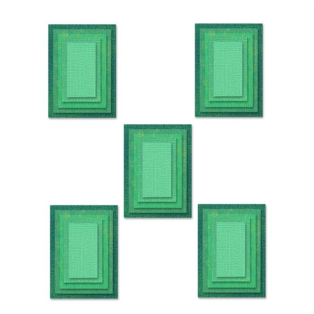 Sizzix Thinlits Die Set Stacked Tiles (665433) Sizzix Thinlits Die Set Stacked Tiles (665433)