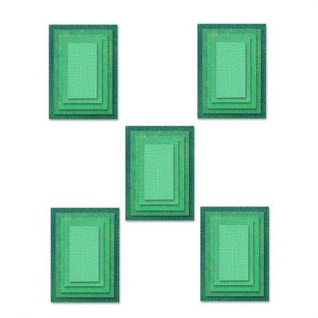 Sizzix Thinlits Die Set Stacked Tiles (665433) Sizzix Thinlits Die Set Stacked Tiles (665433)