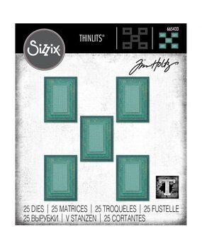 Sizzix Thinlits Die Set Stacked Tiles (665433) Sizzix Thinlits Die Set Stacked Tiles (665433)