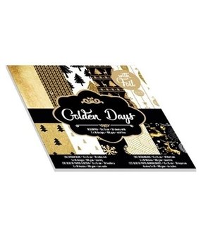 Craft Sensations Golden Days Paper Pad 15x15 cm 100 Grams (CR0784/GE)