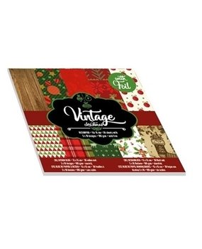 Craft Sensations Vintage Christmas Paper Pad 15x15 cm 100 Grams (CR0784/GE) Craft Sensations Vintage Christmas Paper Pad 15x15 cm 100 Grams (CR0784/GE)