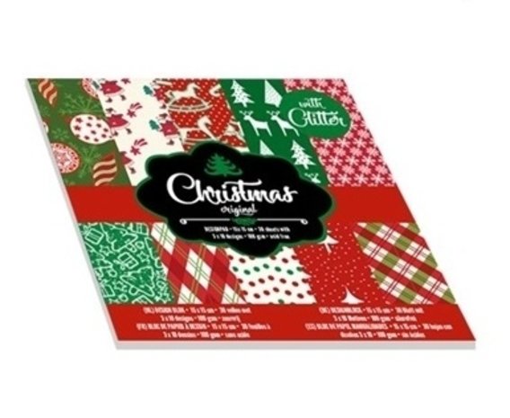 Craft Sensations Christmas Original Paper Pad 15x15 cm 100 Grams (CR0784/GE) Craft Sensations Christmas Original Paper Pad 15x15 cm 100 Grams (CR0784/GE)