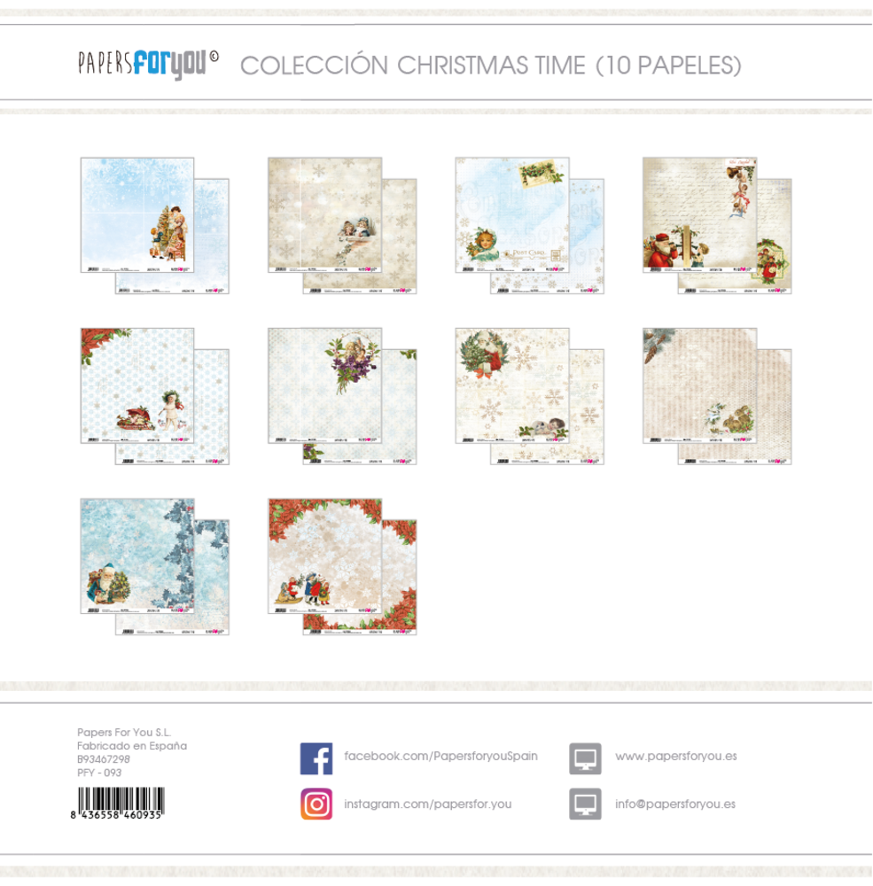 Papers For You Christmas Time 12x12 Inch Paper Pack (10pcs) (PFY-093) Papers For You Christmas Time 12x12 Inch Paper Pack (10pcs) (PFY-093)