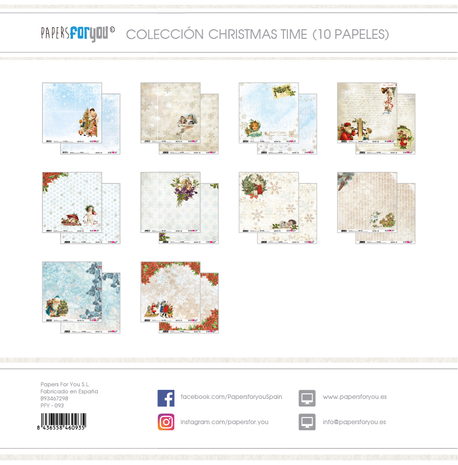 Papers For You Christmas Time 12x12 Inch Paper Pack (10pcs) (PFY-093) Papers For You Christmas Time 12x12 Inch Paper Pack (10pcs) (PFY-093)