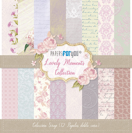 Papers For You Lovely Moments 12x12 Inch Paper Pack (12pcs) (PFY-096)