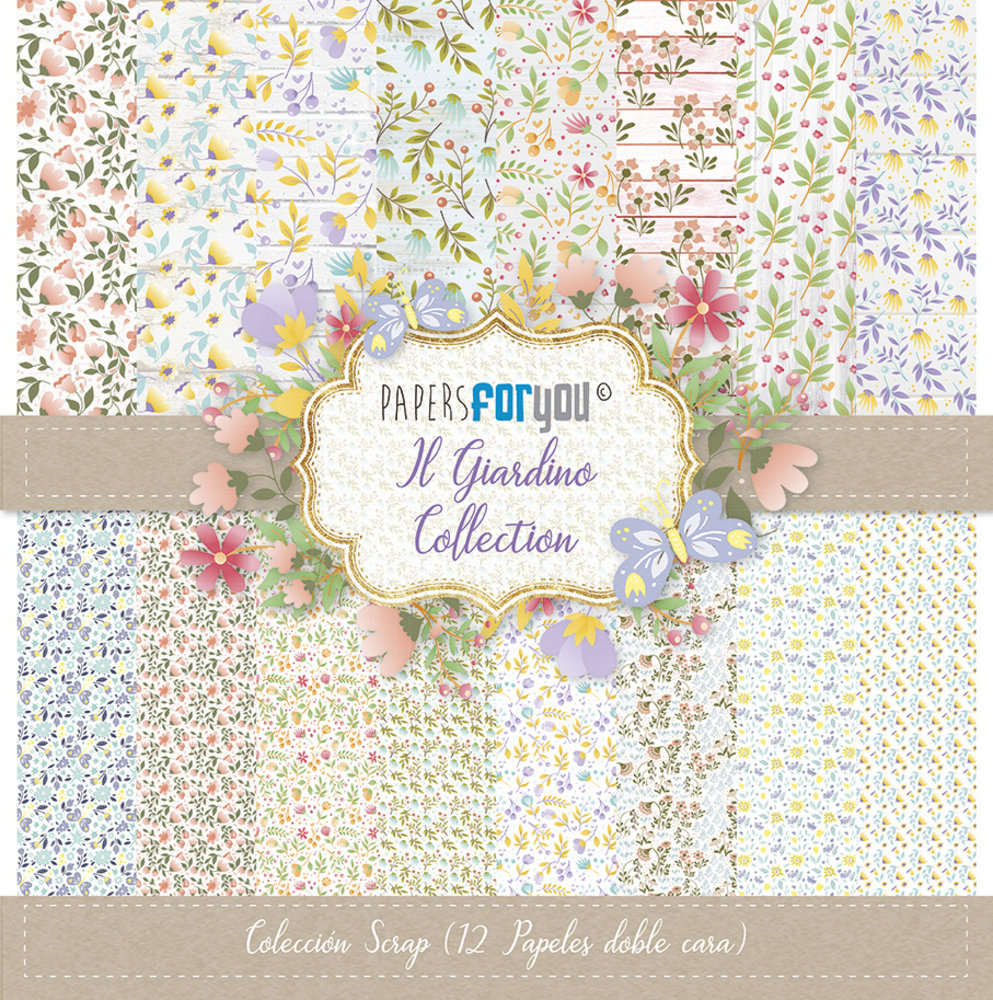 Papers For You Il Giardino 12x12 Inch Paper Pack (12pcs) (PFY-1279)