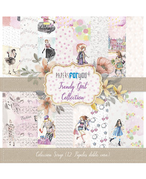 Papers For You Trendy Girl 12x12 Inch Paper Pack (12pcs) (PFY-1553)* Papers For You Trendy Girl 12x12 Inch Paper Pack (12pcs) (PFY-1553)*