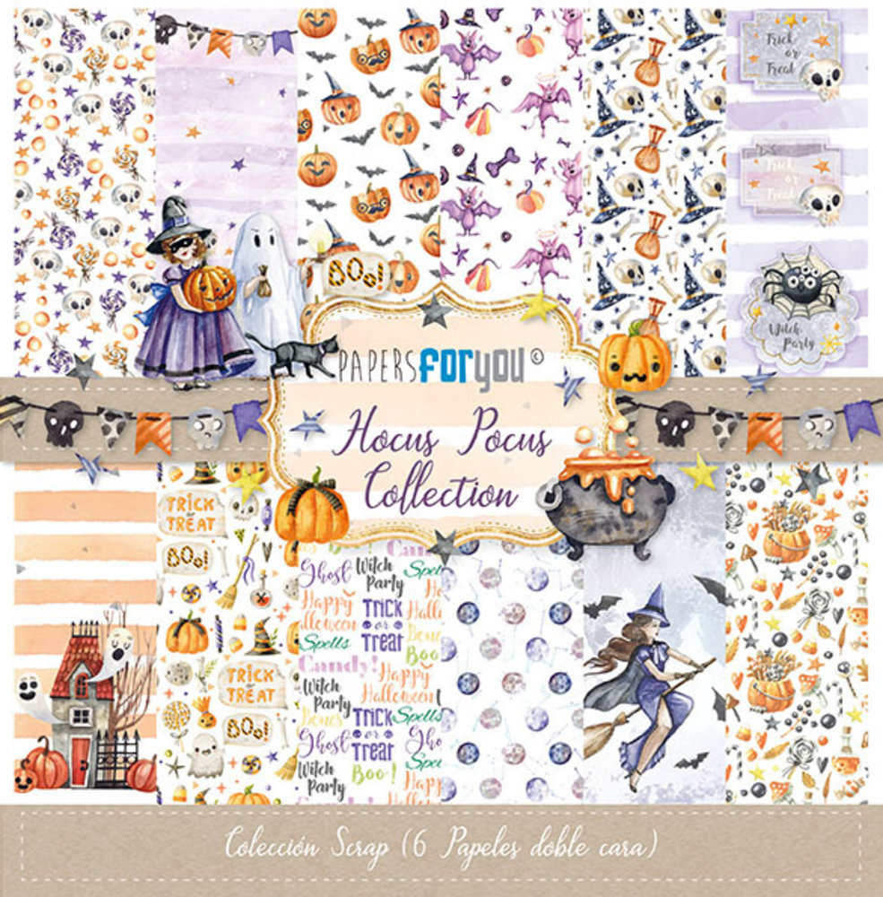 Papers For You Hocus Pocus 12x12 Inch Paper Pack (6pcs) (PFY-2180)