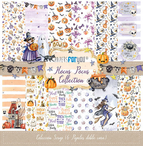 Papers For You Hocus Pocus 12x12 Inch Paper Pack (6pcs) (PFY-2180)