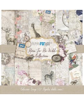 Papers For You Born To Be Wild 12x12 Inch Paper Pack (12pcs) (PFY-2238)
