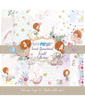 Papers For You Sweet Geometrical World 12x12 Inch Paper Pack (12pcs) (PFY-2284)* Papers For You Sweet Geometrical World 12x12 Inch Paper Pack (12pcs) (PFY-2284)*