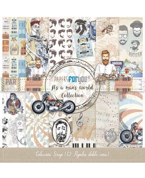 Papers For You It`s a Man`s World 12x12 Inch Paper Pack (12pcs) (PFY-2443) Papers For You It`s a Man`s World 12x12 Inch Paper Pack (12pcs) (PFY-2443)