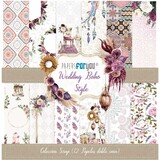 Papers For You Wedding Boho 12x12 Inch Paper Pack (12pcs) (PFY-3159)