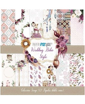 Papers For You Wedding Boho 12x12 Inch Paper Pack (12pcs) (PFY-3159) Papers For You Wedding Boho 12x12 Inch Paper Pack (12pcs) (PFY-3159)