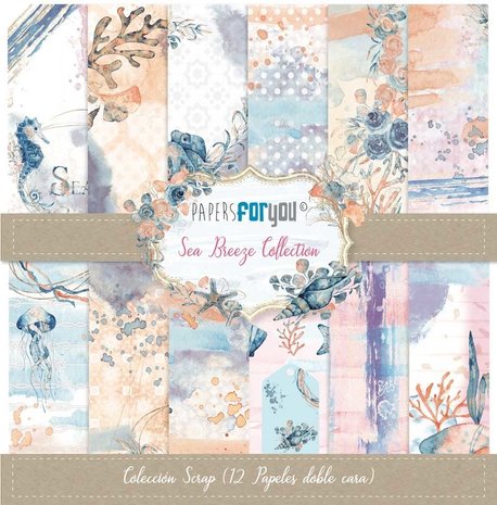 Papers For You Sea Breeze 12x12 Inch Paper Pack (12pcs) (PFY-3371)