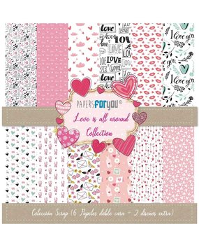 Papers For You Love Is All Around 12x12 Inch Paper Pack (6pcs) (PFY-3416) Papers For You Love Is All Around 12x12 Inch Paper Pack (6pcs) (PFY-3416)