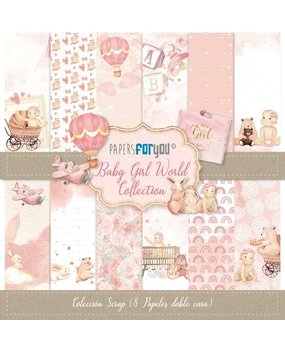 Papers For You Baby Girl World 12x12 Inch Paper Pack (8pcs) (PFY-3450) Papers For You Baby Girl World 12x12 Inch Paper Pack (8pcs) (PFY-3450)