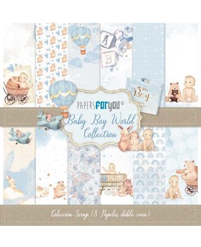 Papers For You Baby Boy World 12x12 Inch Paper Pack (8pcs) (PFY-3460) Papers For You Baby Boy World 12x12 Inch Paper Pack (8pcs) (PFY-3460)