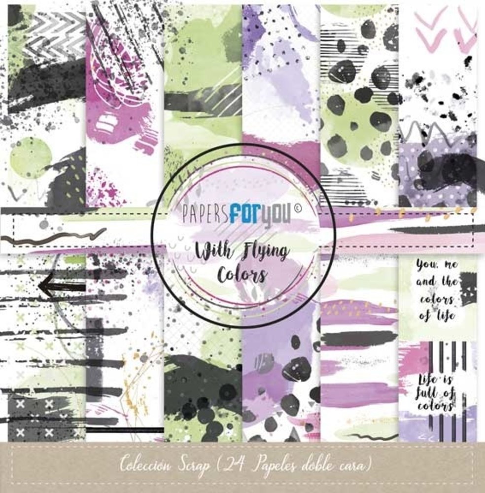 Papers For You With Flying Colors 6x6 Inch Paper Pack (24pcs) (PFY-2823)