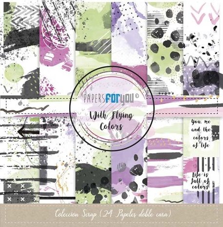 Papers For You With Flying Colors 6x6 Inch Paper Pack (24pcs) (PFY-2823)