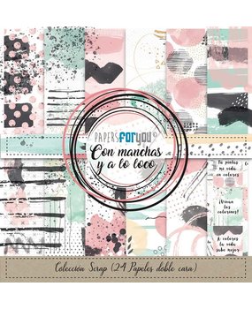 Papers For You Con Manchas Y A Lo Loco 6x6 Inch Paper Pack (24pcs) (PFY-3035) Papers For You Con Manchas Y A Lo Loco 6x6 Inch Paper Pack (24pcs) (PFY-3035)