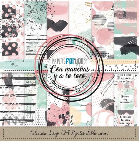 Papers For You Con Manchas Y A Lo Loco 6x6 Inch Paper Pack (24pcs) (PFY-3035) Papers For You Con Manchas Y A Lo Loco 6x6 Inch Paper Pack (24pcs) (PFY-3035)