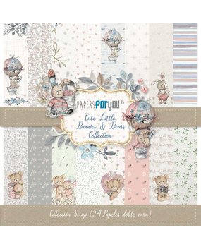 Papers For You Cute Little Bunnies & Bears 6x6 Inch Paper Pack (24pcs) (PFY-3044) Papers For You Cute Little Bunnies & Bears 6x6 Inch Paper Pack (24pcs) (PFY-3044)