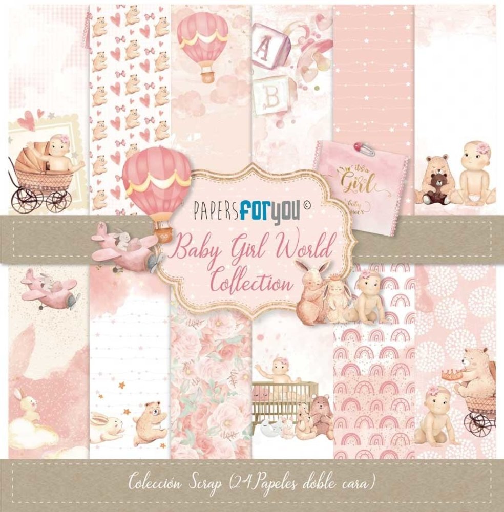 Papers For You Baby Girl World 6x6 Inch Paper Pack (24pcs) (PFY-3049) Papers For You Baby Girl World 6x6 Inch Paper Pack (24pcs) (PFY-3049)