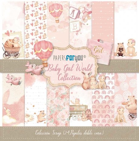 Papers For You Baby Girl World 6x6 Inch Paper Pack (24pcs) (PFY-3049) Papers For You Baby Girl World 6x6 Inch Paper Pack (24pcs) (PFY-3049)