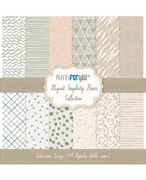 Papers For You Elegant Simplicity Basics 6x6 Inch Paper Pack (24pcs) (PFY-3279)* Papers For You Elegant Simplicity Basics 6x6 Inch Paper Pack (24pcs) (PFY-3279)*
