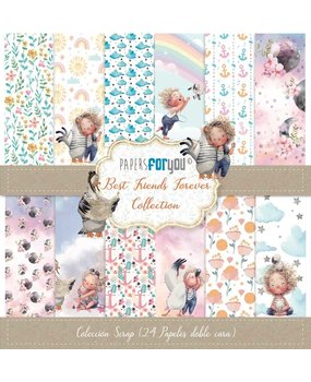 Papers For You Best Friends Forever 6x6 Inch Paper Pack (24pcs) (PFY-3342)* Papers For You Best Friends Forever 6x6 Inch Paper Pack (24pcs) (PFY-3342)*