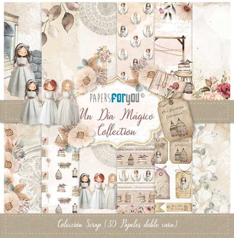 Papers For You Ninas Un Dia Magico 6x6 Inch Paper Pack (30pcs) (PFY-3632)