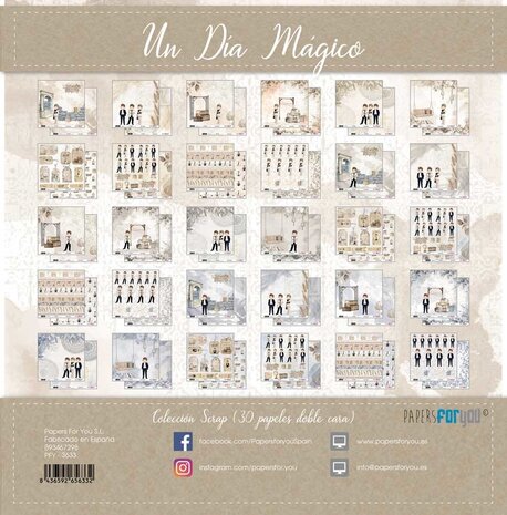 Papers For You Ninos Un Dia Magico 6x6 Inch Paper Pack (30pcs) (PFY-3633)