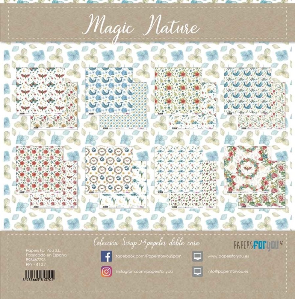 Papers For You Magic Nature 6x6 Inch Paper Pack (24pcs) (PFY-4137)