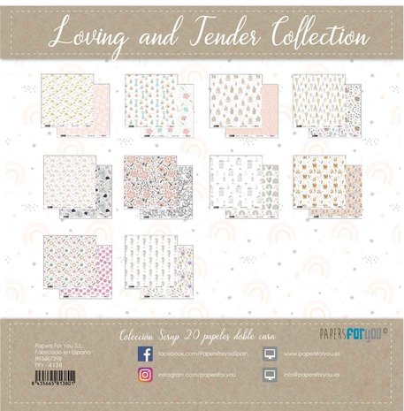 Papers For You Loving and Tender 6x6 Inch Paper Pack (20pcs) (PFY-4138)