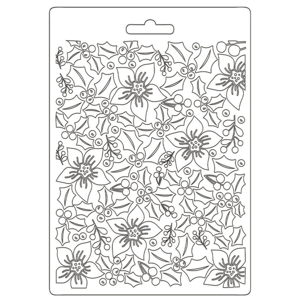 Stamperia Classic Christmas Texture Impression Soft Mould A5 (K3PTA586) Stamperia Classic Christmas Texture Impression Soft Mould A5 (K3PTA586)