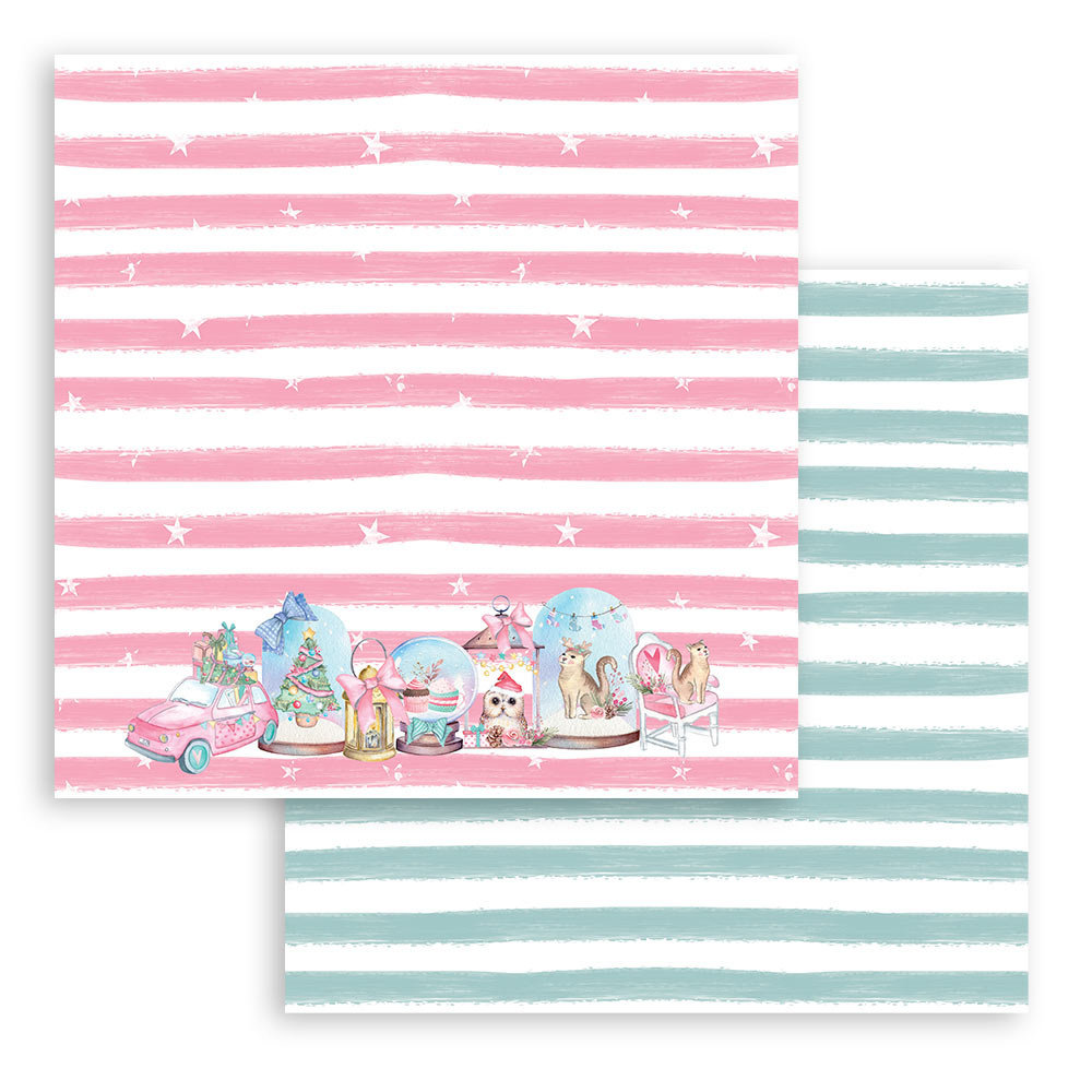 Stamperia Christmas Rose 8x8 Inch Paper Pack (SBBS45) Stamperia Christmas Rose 8x8 Inch Paper Pack (SBBS45)