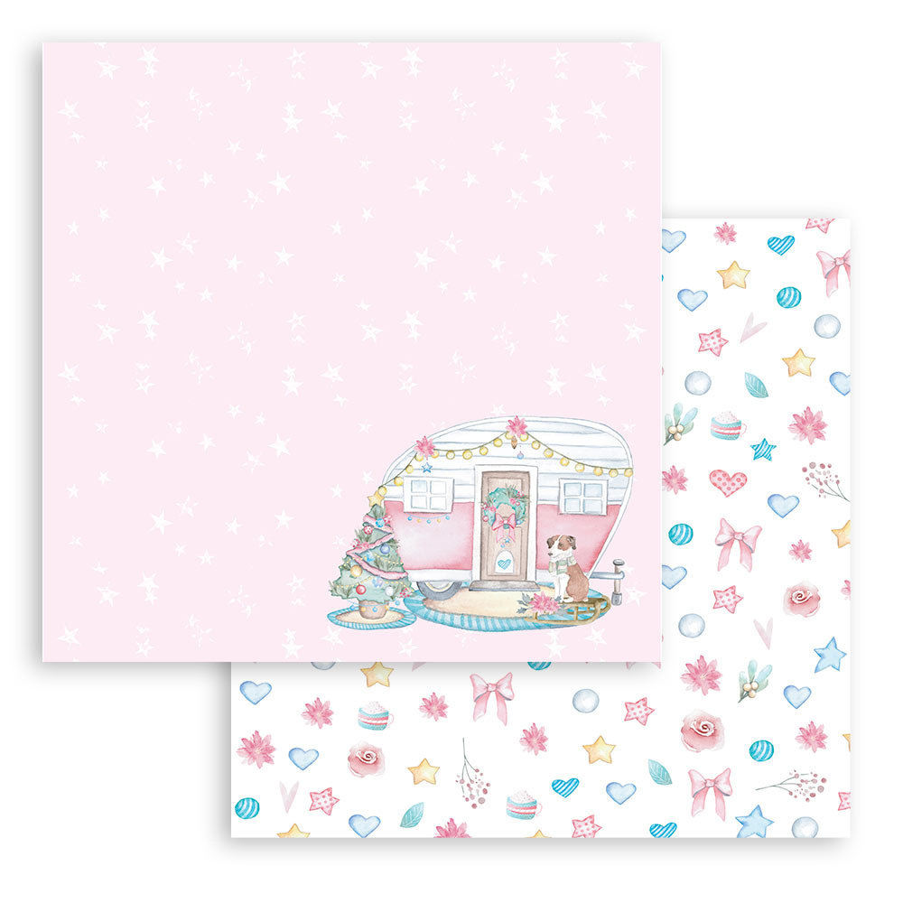 Stamperia Christmas Rose 8x8 Inch Paper Pack (SBBS45) Stamperia Christmas Rose 8x8 Inch Paper Pack (SBBS45)