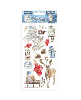 Stamperia Chipboard Winter Tales Christmas Elements 15x30cm (DFLCB33) Stamperia Chipboard Winter Tales Christmas Elements 15x30cm (DFLCB33)