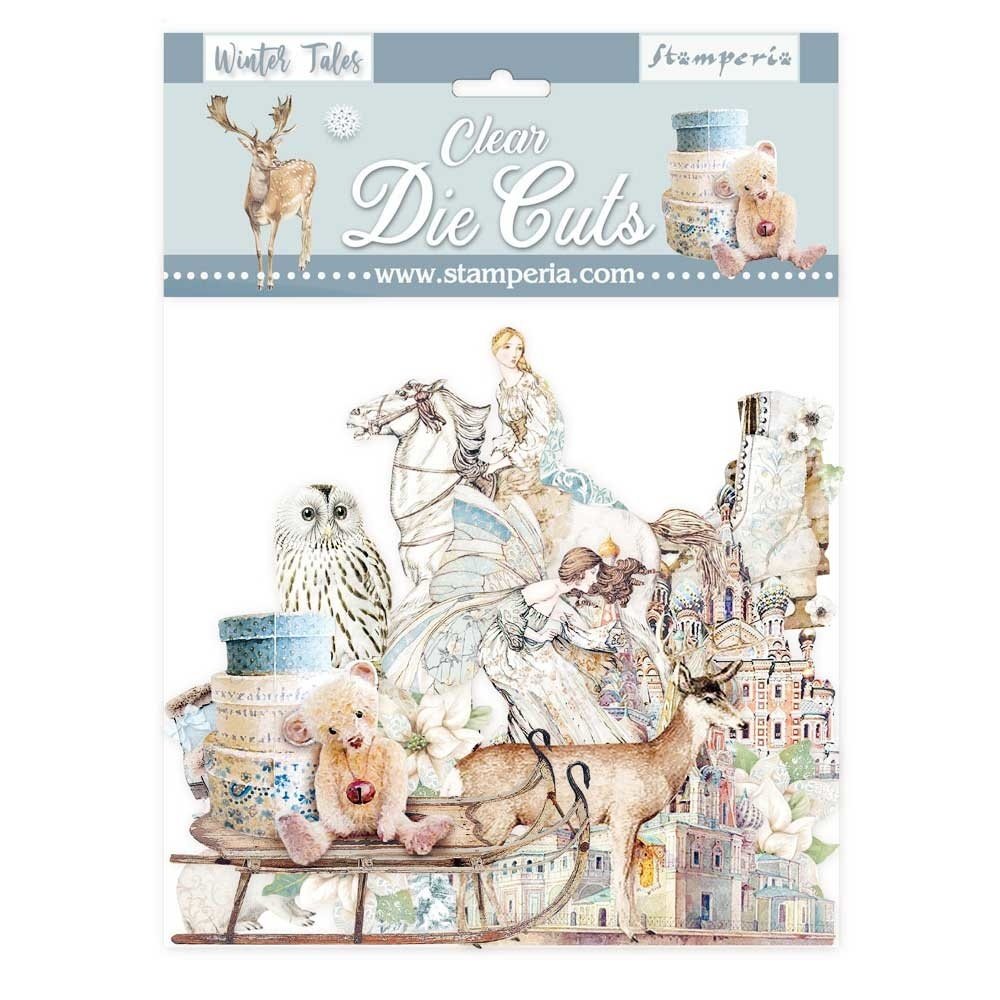 Stamperia Winter Tales Clear Die Cuts (DFLDCP07) Stamperia Winter Tales Clear Die Cuts (DFLDCP07)