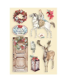 Stamperia Winter Tales Horse & Deer Wooden Shapes A5 (KLSP102)* Stamperia Winter Tales Horse & Deer Wooden Shapes A5 (KLSP102)*